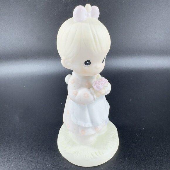 1987 Precious Moments Mommy I Love You Ceramic Figurine Samuel J Butcher Enesco - Picture 1 of 9